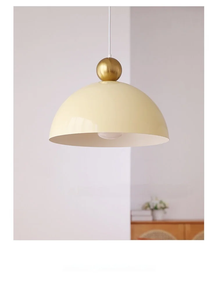 Modern Red Dome Aluminum Pendant Light E27 Socket 35cm Adjustable Hanging Ceiling Lamp for Kitchen Island Dining Room Bedroom