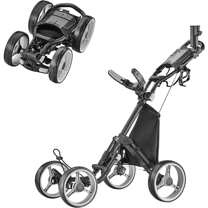 

Explorer V8 - SuperLite 4 Wheel Golf Push Cart, Explorer Version 8 harnais debroussailleuse US(Origin)