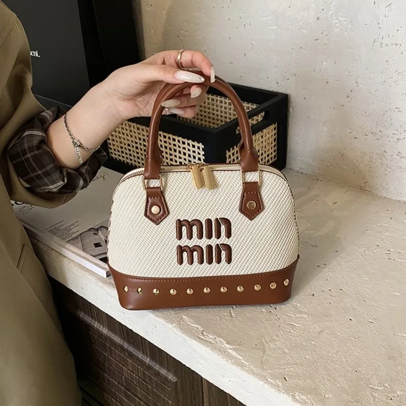 

Minimalist Elegant Diaper Bag Women's Luxury Crossbody Handbag Designer Vintage Tote Leather Classic And Timeless Design