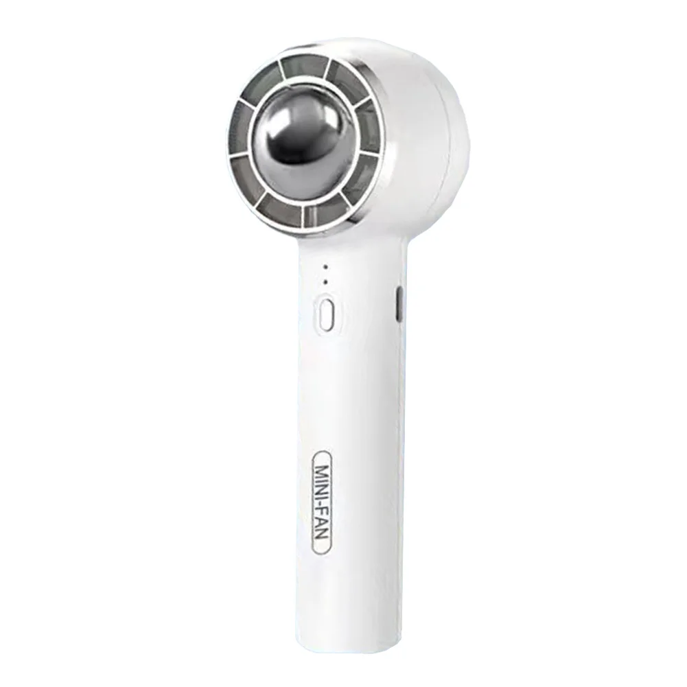 Compact Portable Handheld Fan Air Cooler with Quiet Operation and USB Rechargeable Battery for Travel Enthusiasts