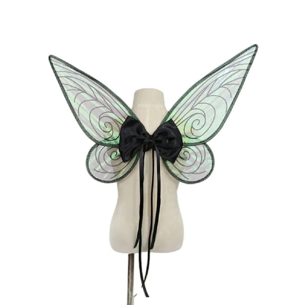 Hot Koop Halloween Vlinder Cosplay Kleurrijke Fairy Wings Kostuum Voor Kid Prestaties