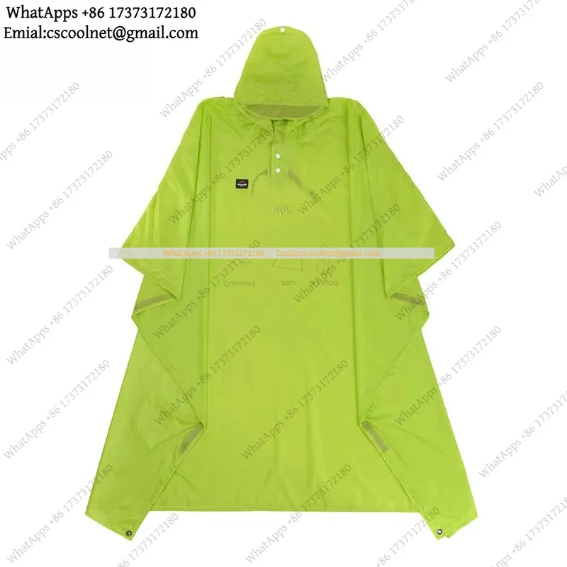 k06 Naturehike 3 In 1 Rain Poncho Ultralight Waterproof Raincoat For Outdoor Hiking Cycling Backpack Cover Replacement