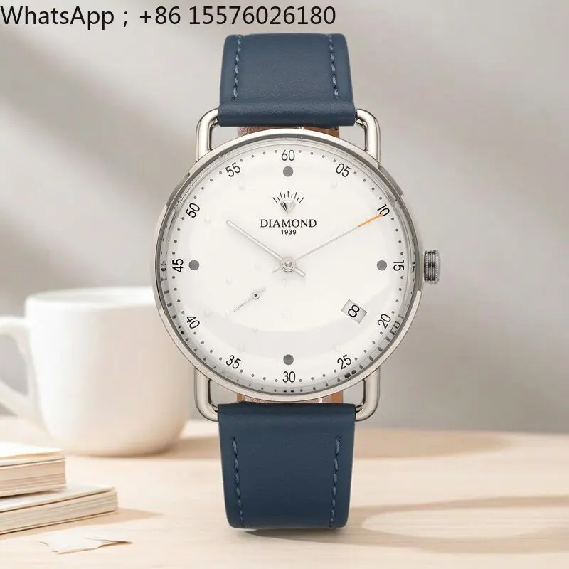 Ultra-thin Automatic Mechanical Watch Fashion Back Through Calendar Bauhaus Pearl Tuo Movement Boys Watch