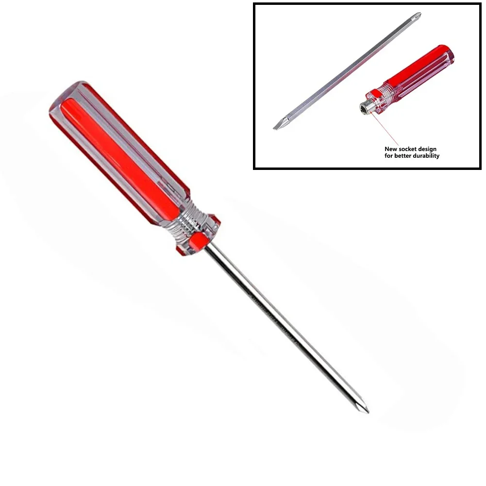 2 Sides Buried Screws Screwdriver Small Screw Double Head Operating All Kinds Plastic Slotted Cross Screwdriver