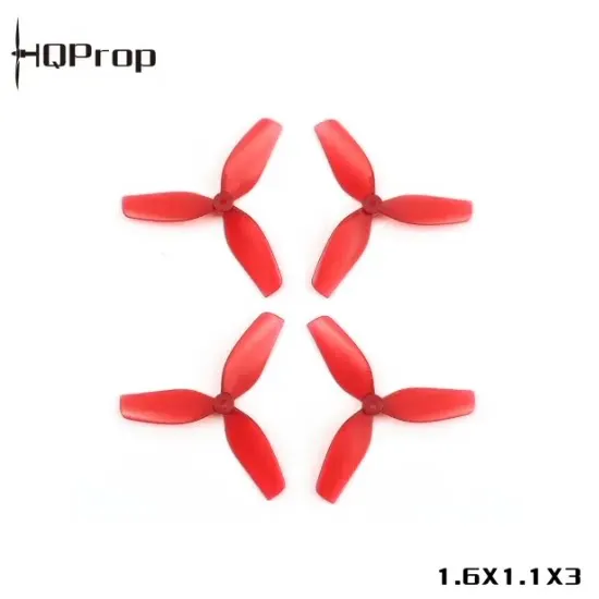HQProp 1.6x1.1x3 40mm 3-Blade PC Propeller 0.37g 1.5mm Shaft TinyWhoop Micro FPV Drone Props RC Quadcopter Spare Parts view 5