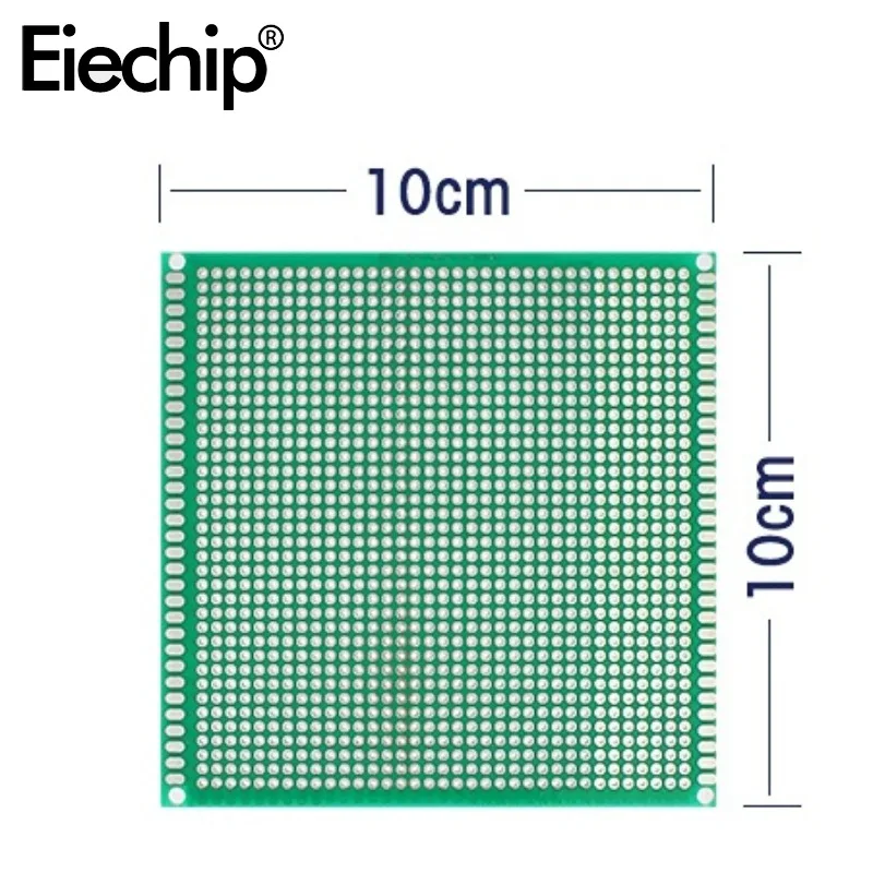 5PCS Double Sided PCB  10*10cm Printed Perfboard Green Pcb Board 10x10cm Circuit Prototyping Board DIY Electronic Kit