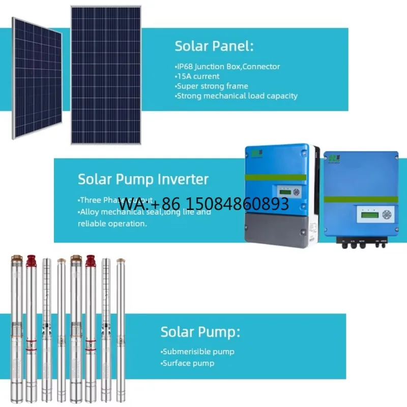 11KW Three Phase MPPT Solar Water Pump Inverter DC To AC Variable Frequency Drive PV Irrigation Power Converter