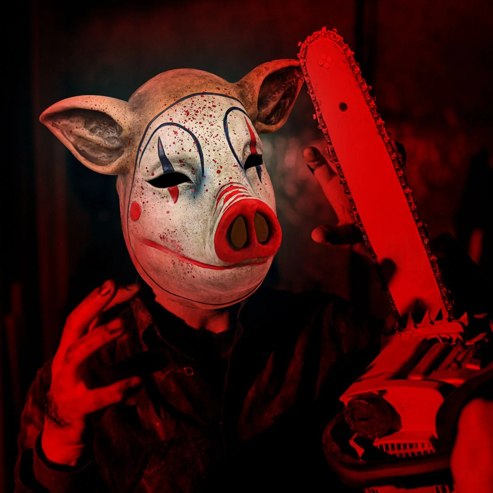 

New Arrival Clown Pig Latex Mask Funny Animal Masks Horror Halloween Helmet Cosplay Costume Masquerade Props