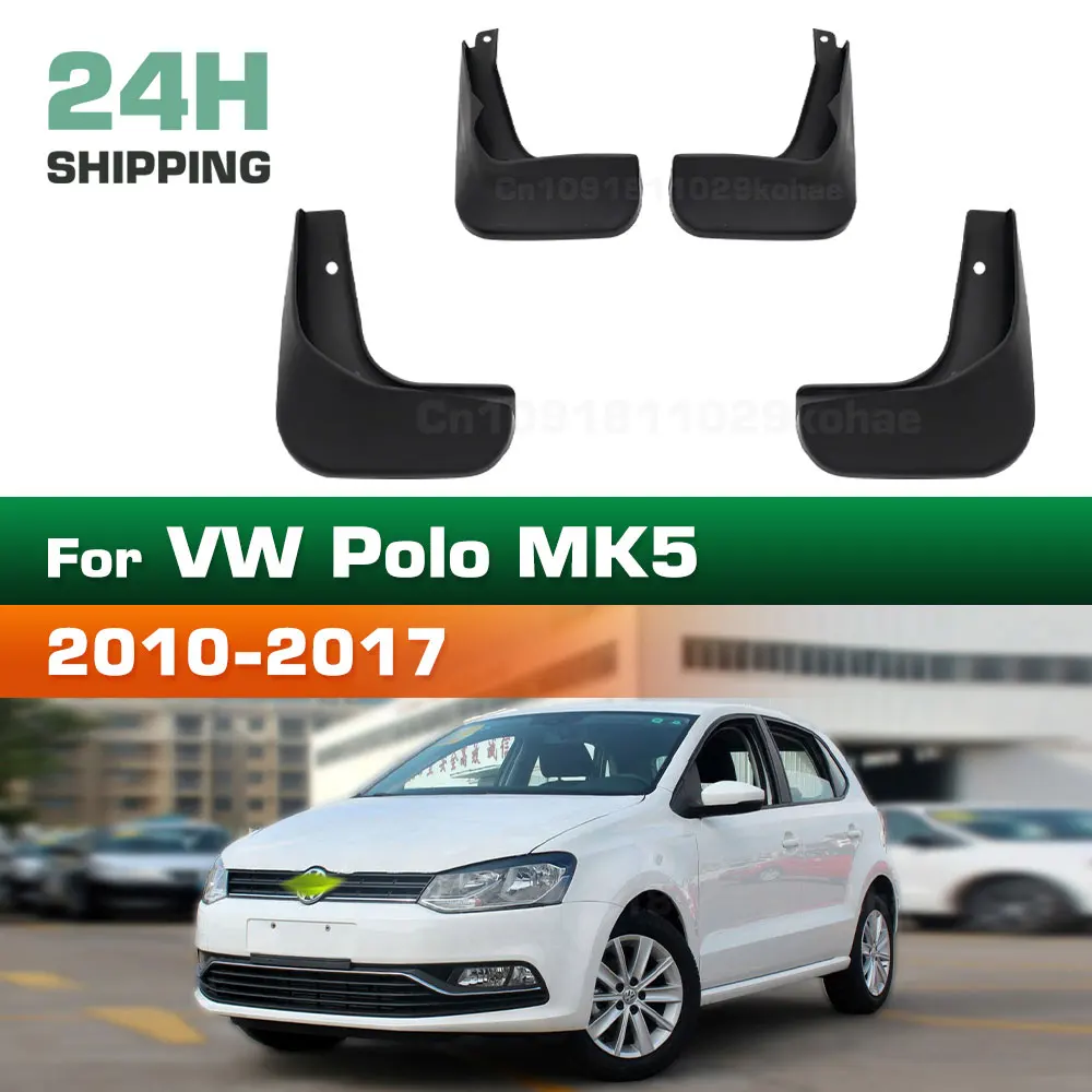 For Volkswagen VW Polo MK5 6R 6C 2010 2011 2012 2013 2014 2015-2017 Fender Mudflaps Splash Guards Mudguards Mud Flaps car