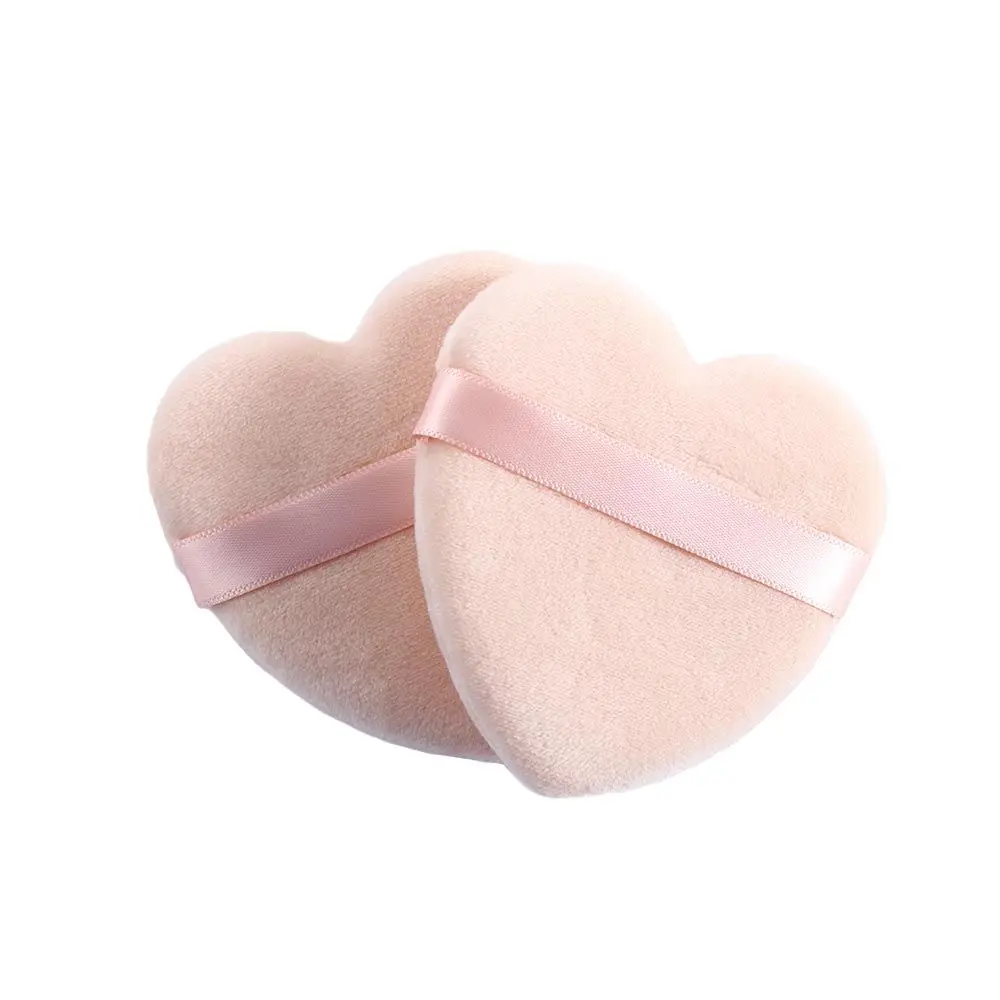Corrector de belleza de terciopelo, esponja de maquillaje en forma de corazón, herramientas de maquillaje, esponja cosmética, esponjas de belleza, esponja en polvo