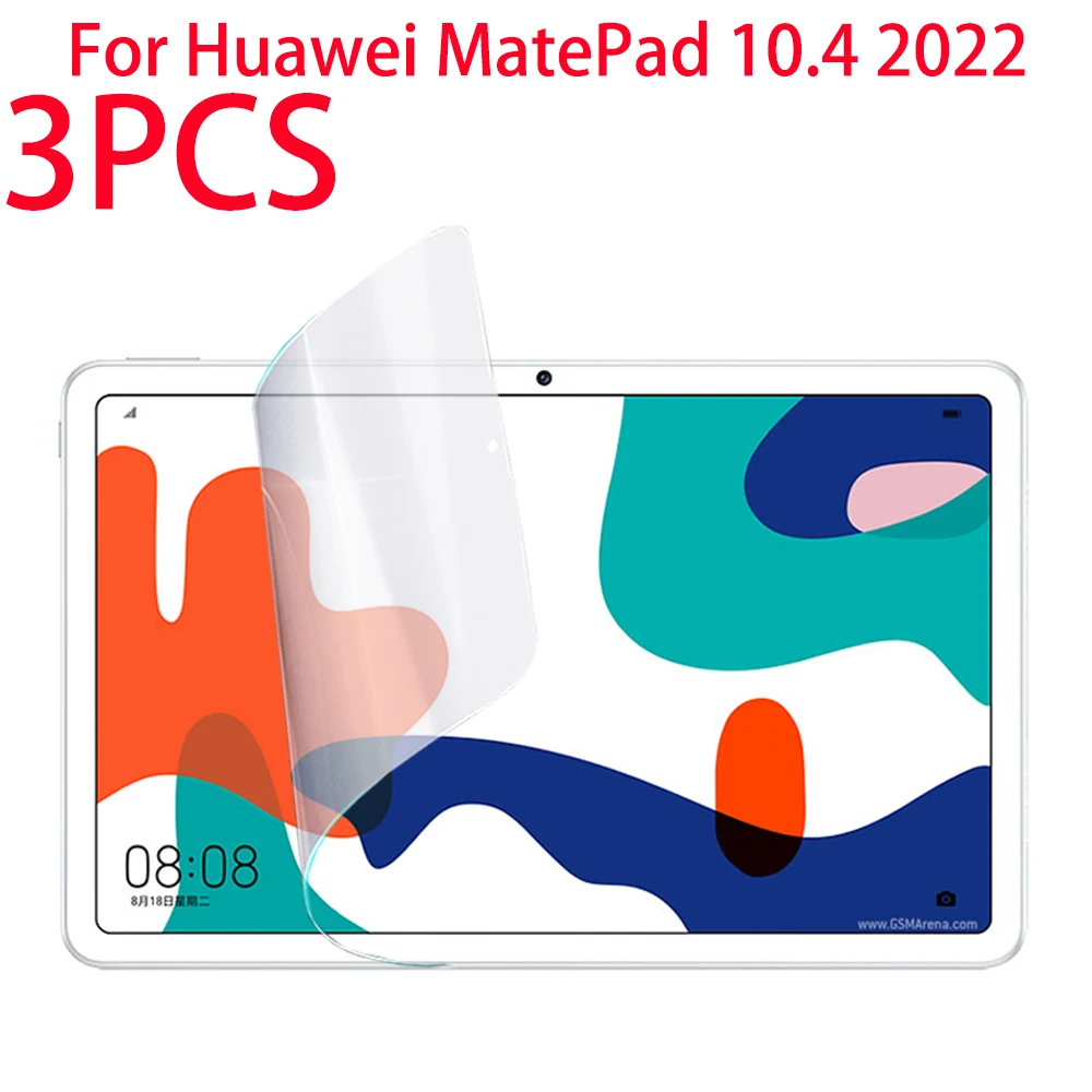 

3 Packs PET Soft Film Screen Protector For Huawei MatePad 10.4 Inch 2022 Tablet Protective Film BAH4-AL10 BAH4-W09 BAH4-W19