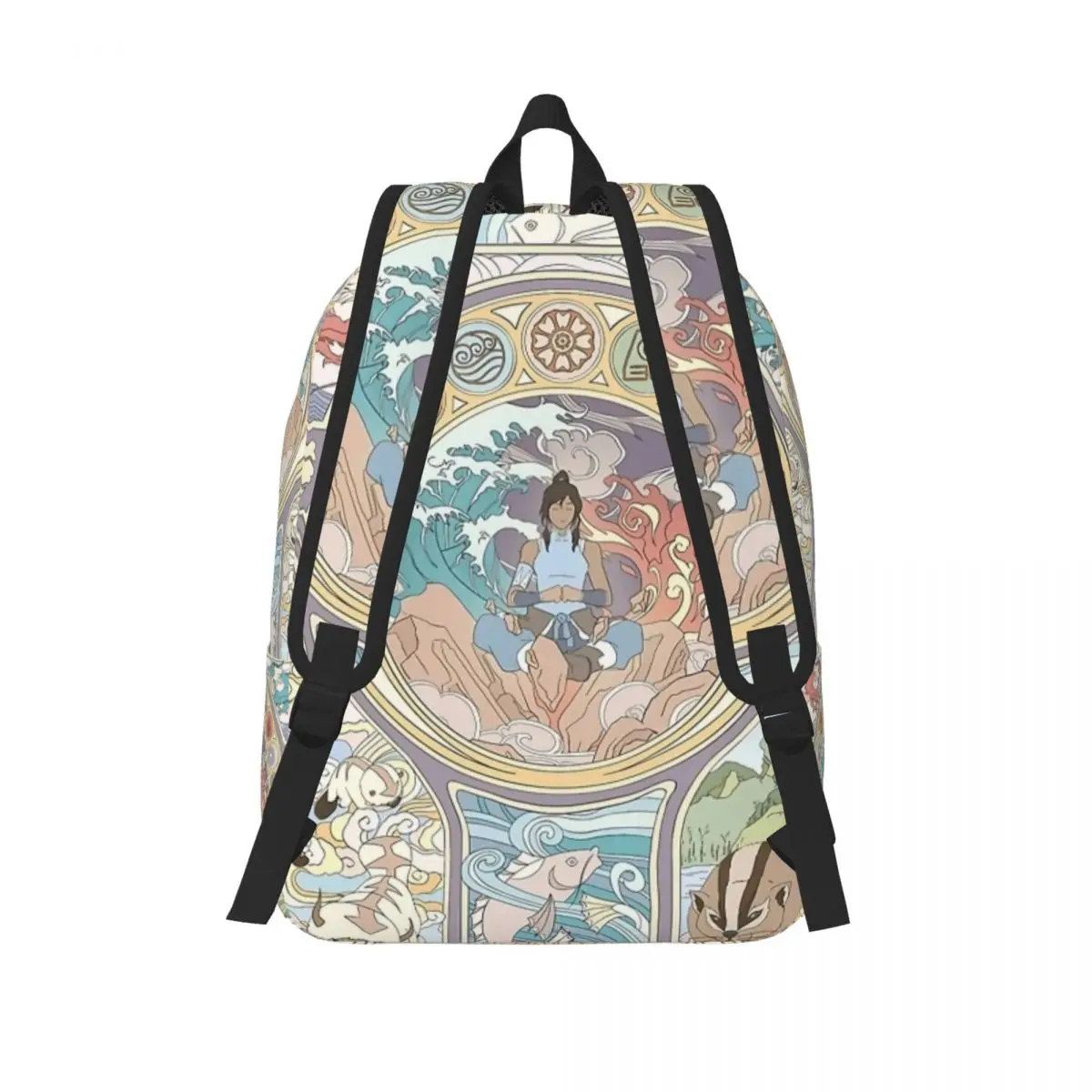 Original Benders Avatar Korra Backpack Elementary High College School Student Bookbag Teens Daypack Gift