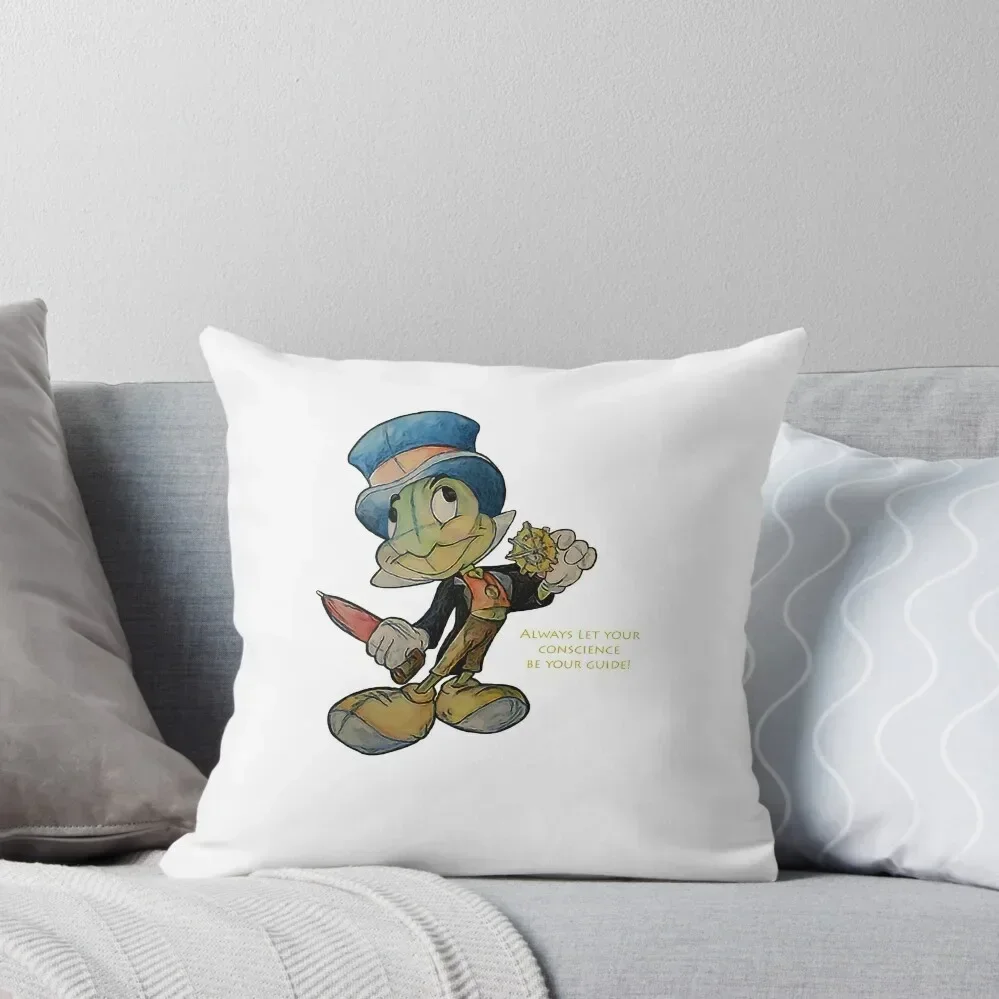 

Always Let Your Conscience Be Your Guide Throw Pillow Pillowcases Pillow Cases Decorative pillow