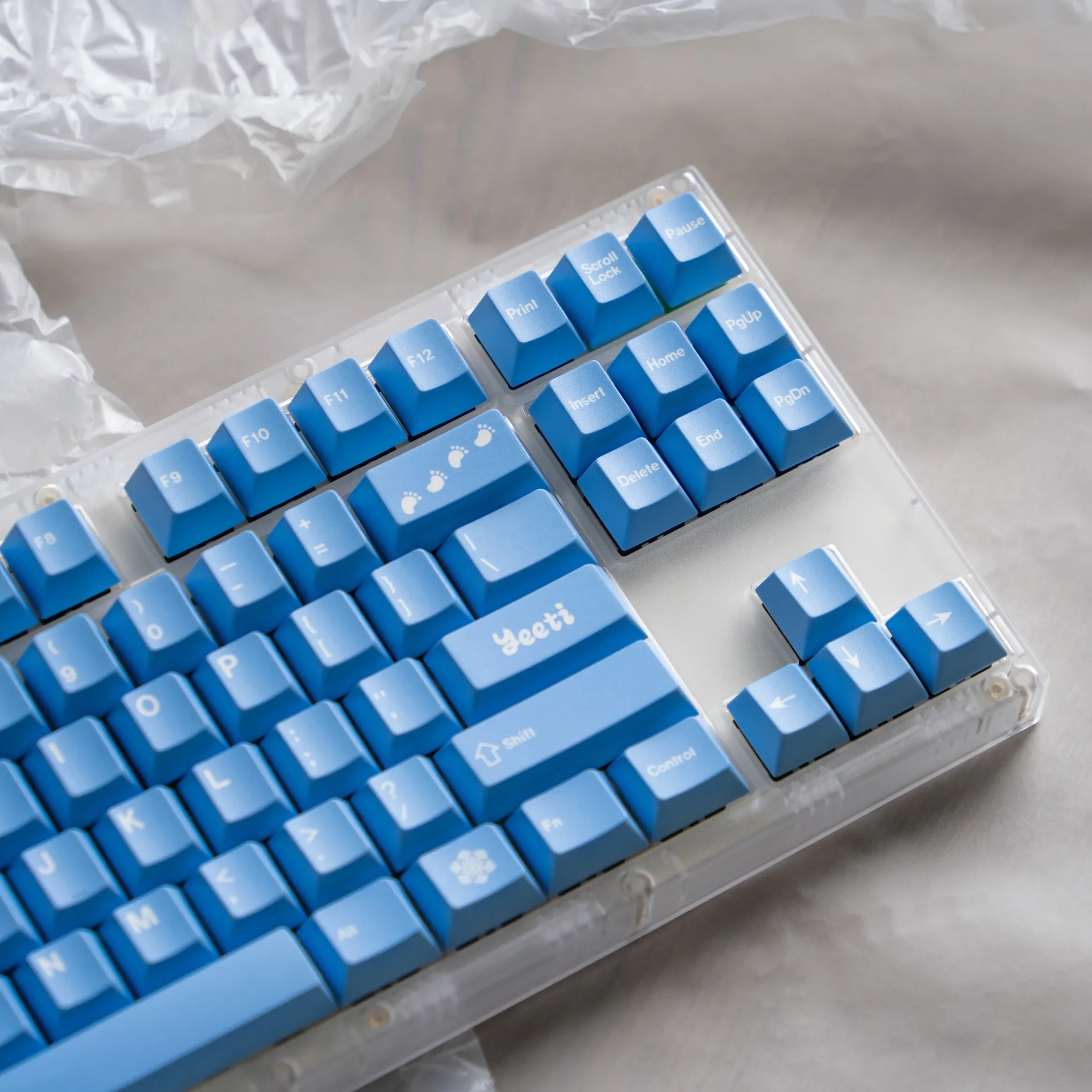 

Keycap Original PBT mechanical keyboard Five-sided sublimation Customized personality Small full set