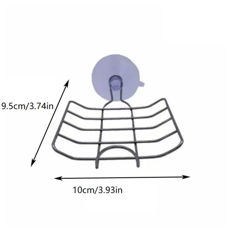 1 قطعة حامل الصابون بار صحن الصابون شفط كوب ، بار رف الصابون لجدار الاستحمام ، صينية توفير الصابون للحمام ، الحوض ، المطبخ #6