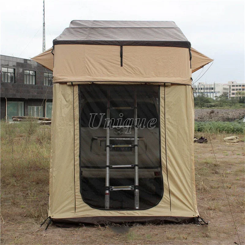 Portable Outdoor Double Layer Camping Tent, Family Truck Tent, Suv Car Roof Top Tents, Canvas