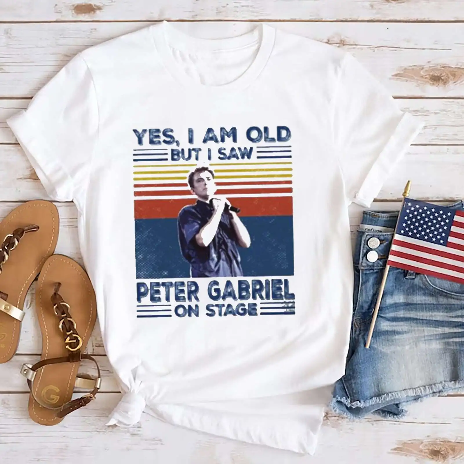 I'm Old But I Saw Peter Gabriel On Stage T Shirt io The Tour 2023 Ga