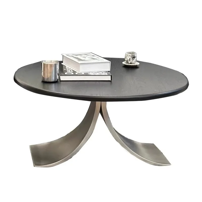 

0702 Oscar coffee table Solid wood Retro style