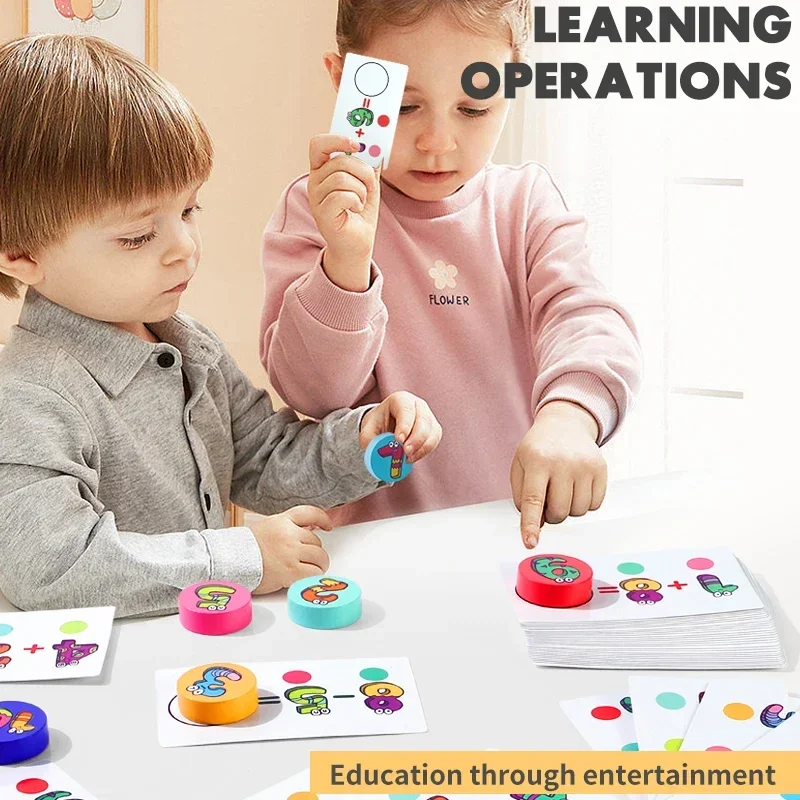 Kinderen leren 1-10 cijfers tellen speelgoed, digitale bedieningskaart, digitale wiskundespelspeelgoed, Halloween/kerstmis