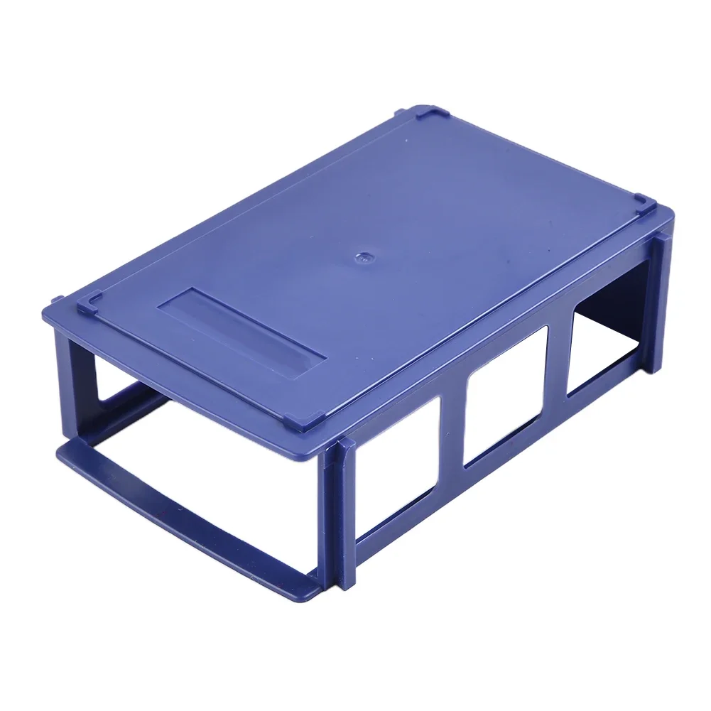 Stackable Storage Box Blue/grey/brown/yellow 1PC Component Screws Toolbox Hardware Parts Plastic Easy To Install