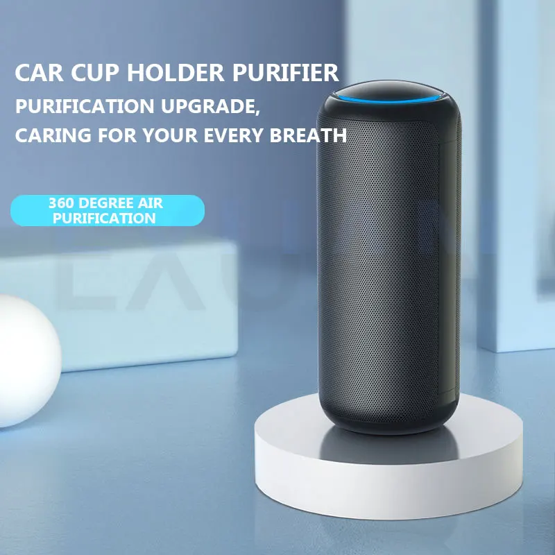 Cup Type Car Air Purifier Car Mounted Air Purifier Automobiles New Car Formaldehyde And Odor Removal Machine Car Air Deodorizer