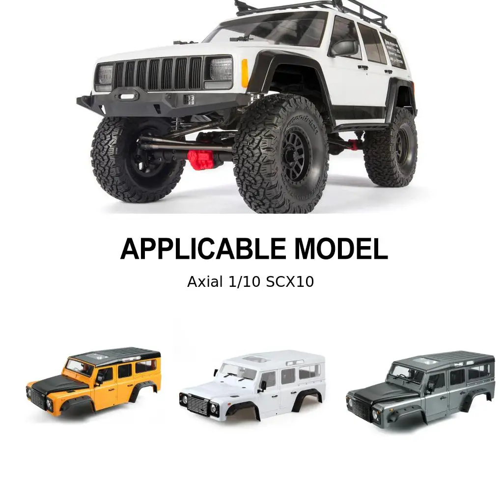 1/10 Messing langlebige Autos chale für axiale scx10 d90 trx4 cc01 capra rc Autoteil rc Autozubehör
