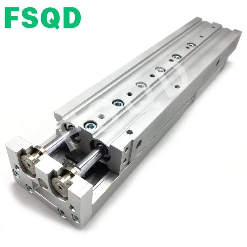 Cilindro Deslizante Pneumático MXS20 MXS25-10 20 30 40 50 75,100,125,150 A AS AT B BS BT, Componente Pneumático, Mesa Deslizante a Ar Série MXS