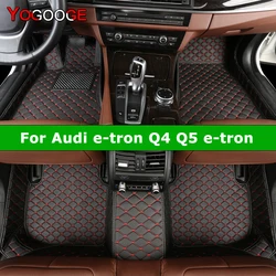 YOGOOGE Custom Car Floor Mats For Audi Etron Q4 e-tron Q5e-tron Auto Carpets Foot Coche Accessorie