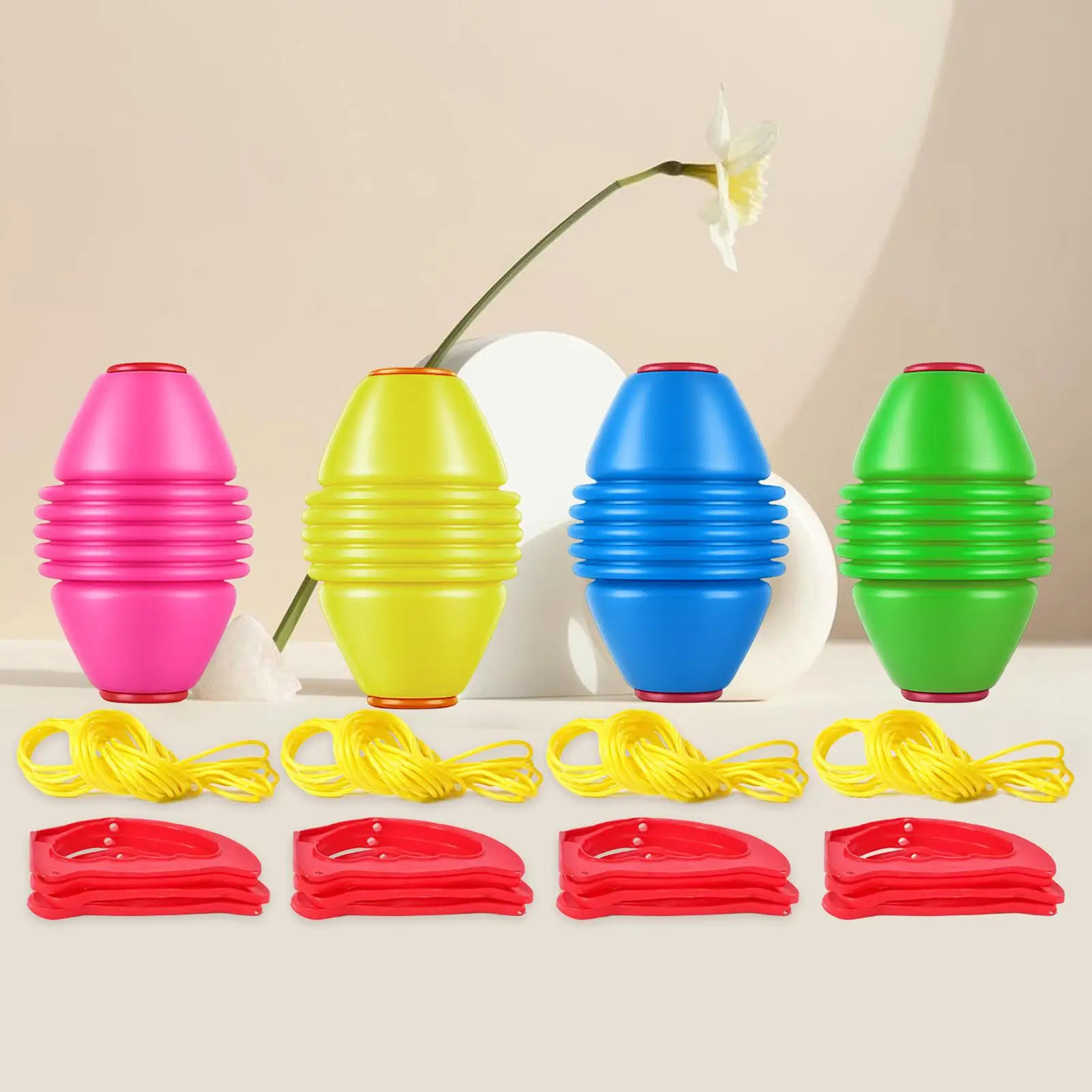 

Pull Shuttle Ball Interactive Cooperative Double Player Pulling Ball Sports Toys for Indoor Outdoor Garden Yard Home Living Room