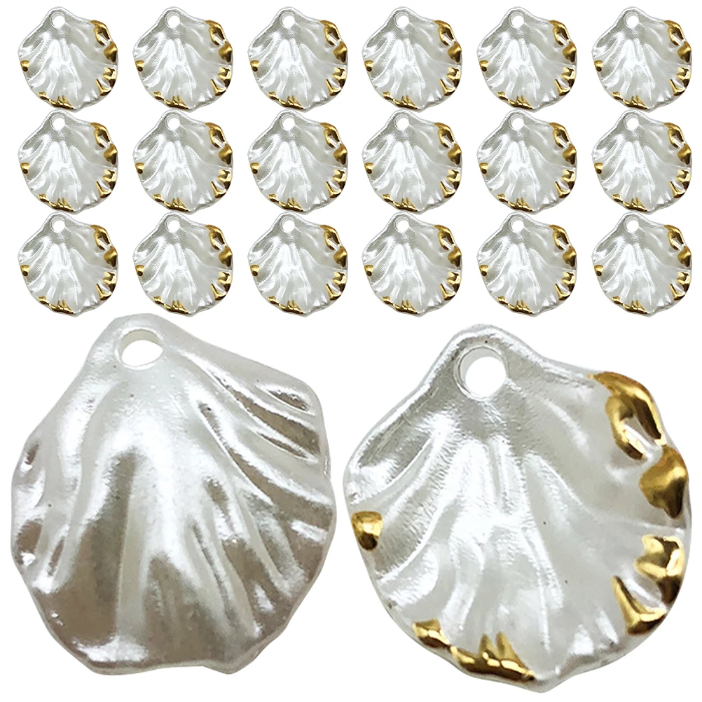 

Flower Petal Charm Material for Jewelry Making Bulk Pearl Necklace Lightweight Portable DIY Charms Small Accessories Bracelet