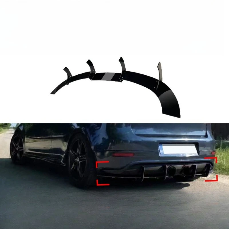 

Подходит для Volkswagen Golf Golf 5 High 5 MK5 R32 2003-08, задний спойлер, заднее лезвие, модернизированные детали для модификации автомобиля