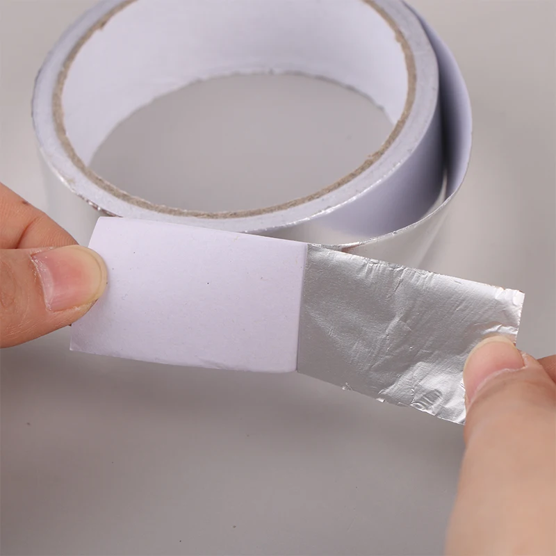 Thermal Resist Duct Repairs Aluminium Foil Adhesive Sealing Tape High Temperature Resistant Foil Adhesive Tape