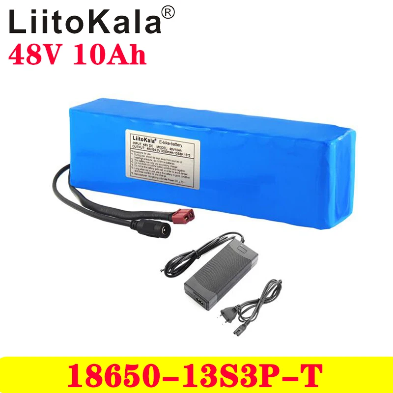 

LiitoKala e-bike battery 48v 10ah li ion battery pack bike conversion kit bafang 1000w and charger