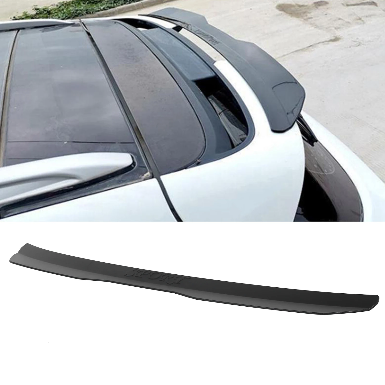 Rear Roof Spoiler Wing Two Compartment Vehicle Universal for Seat LEON Maxton MK1 Mk2 Mk3 MK4 MK5 MK6 MK7 2000‑2021