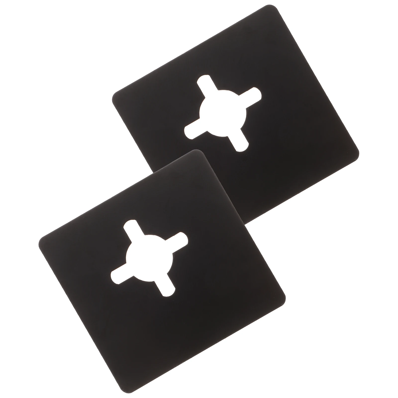 

2pcs Door Repair Board Reinforcement Plate for Wooden Metal Doors Deadbolt Plate Knob Plates Interior Doors