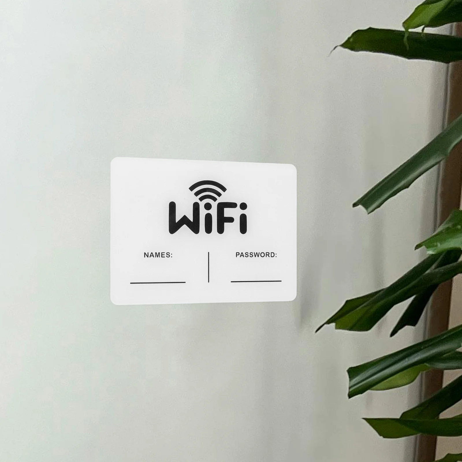 

Wifi Password Acrylic High Transparency Wall Mounted Wifi Password Sign For Guest Room Guest Room Business 3D Decoration Home