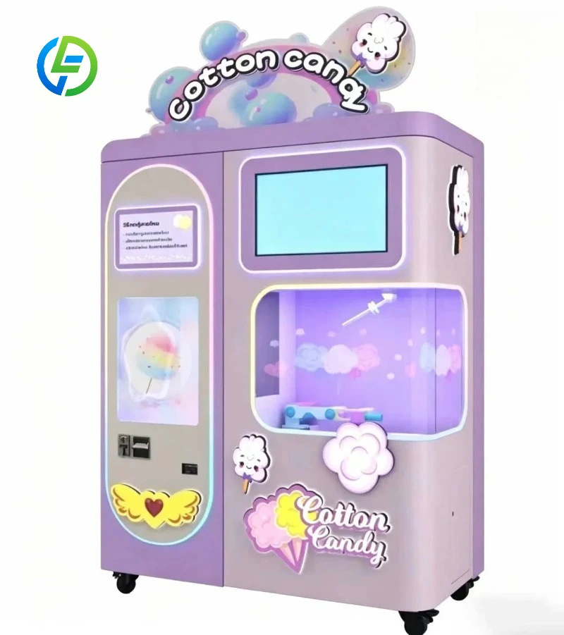 FL Customized Electric Cotton Candy Making Vending Machine for Arcade, Playground & Kids Entertainment Venue