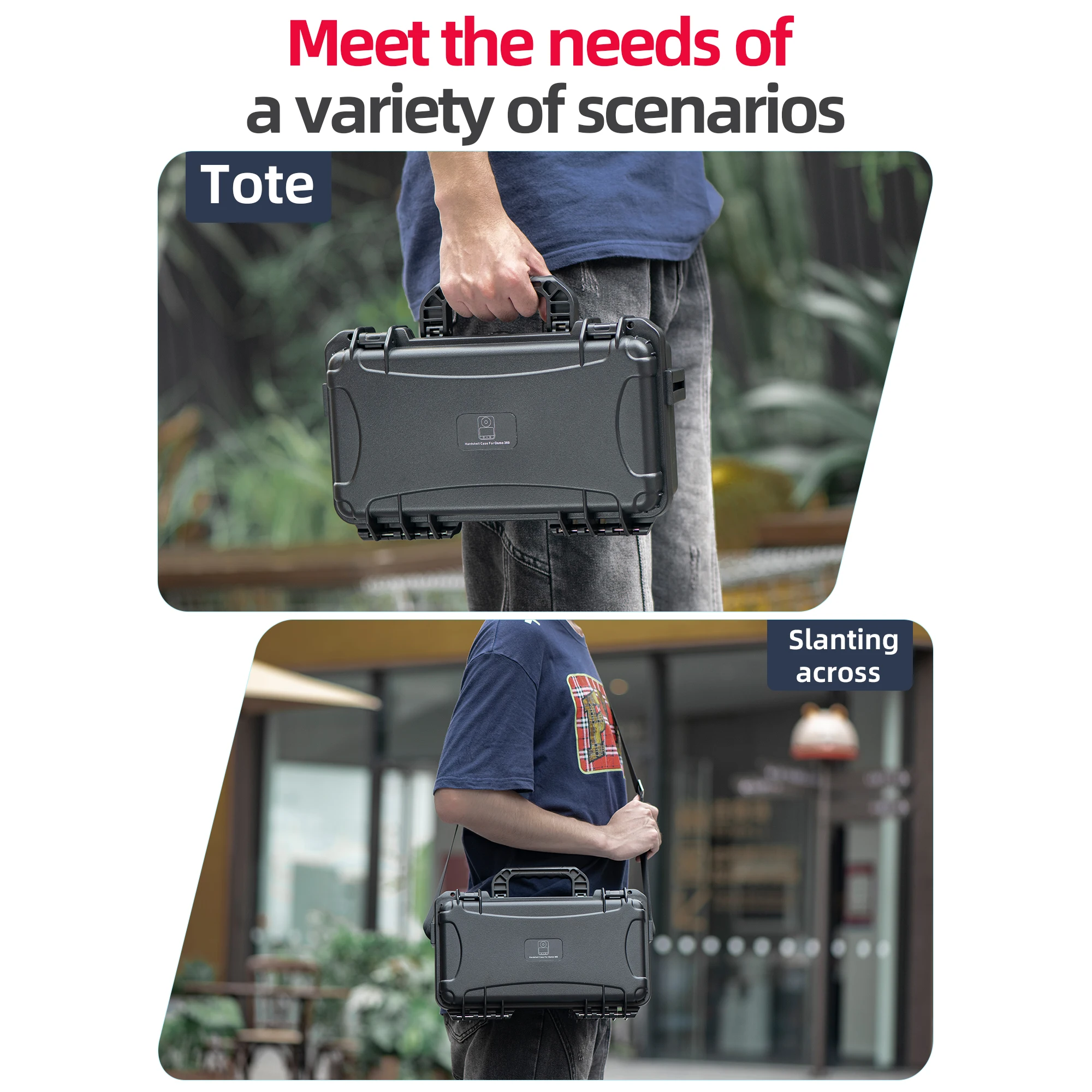 Osmo 360 Camera Storage Case 2-Layer Travel Carrying Case Hard Waterproof Box Portable Suitcase For DJI Osmo 360 Accessories - Image 3