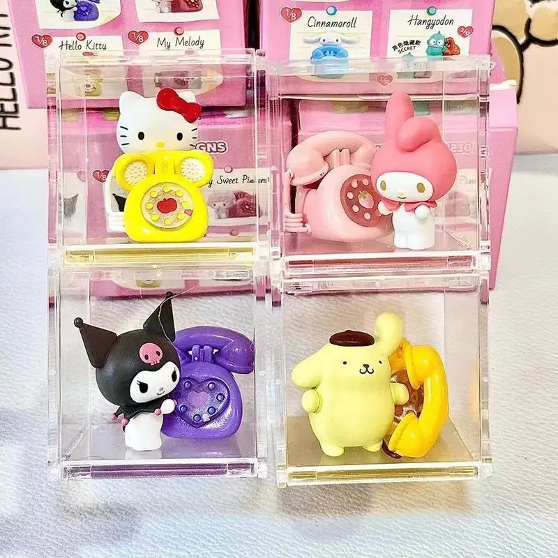 

Genuine Sanrio Heartbeat Series Micro Box Cartoon Cute Blind Box Trendy Mini Figure Peripheral Toy Gift