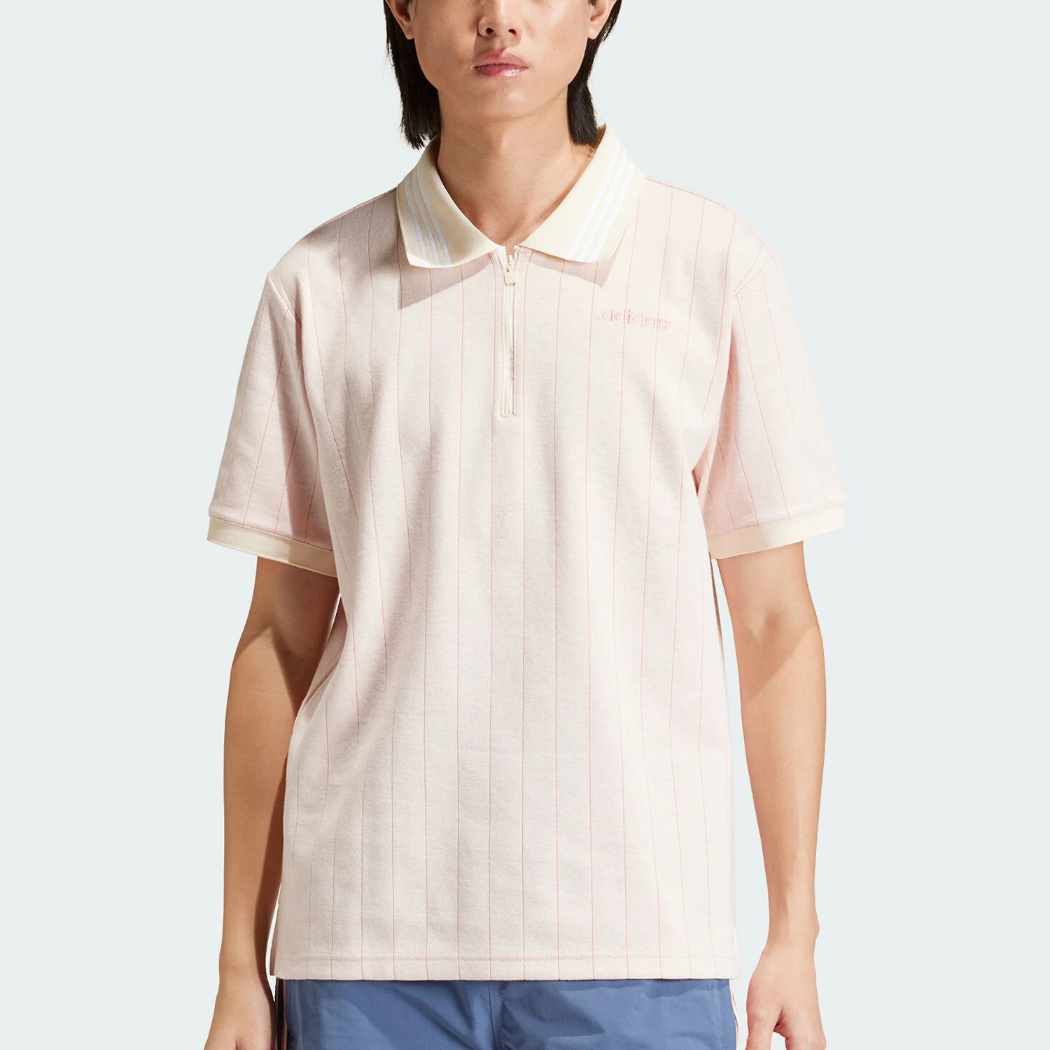 

Adidas Official Three Stripes Men's Sports Short Sleeve Polo Shirt IU0209