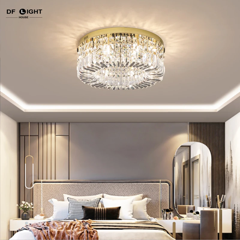 

Nordic ceiling lamp living room crystal chandelier golden ceiling light indoor chandelier lighting kitchen ceiling chandelier