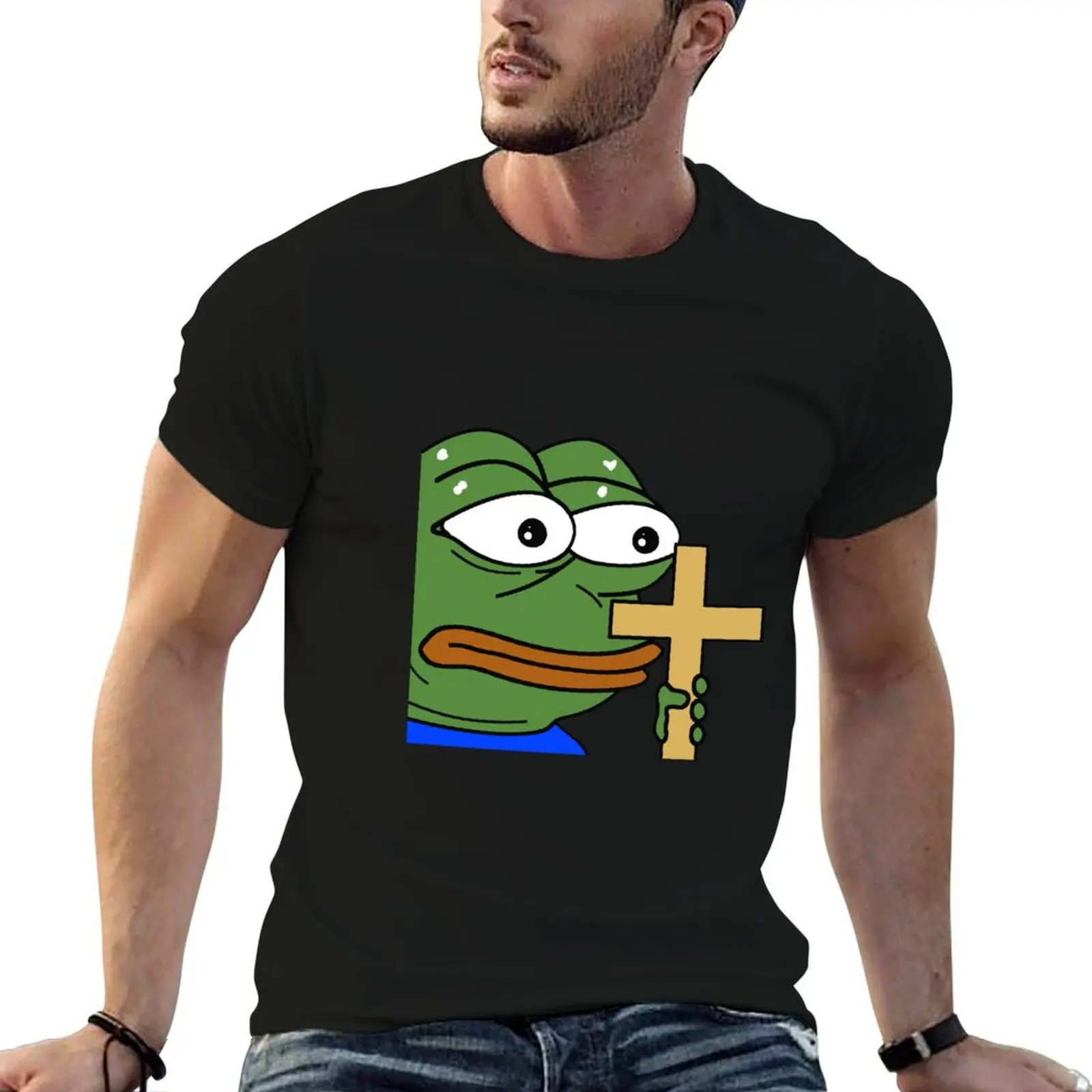 

Pepe Christ Stay Back T-Shirt t shirts for man slim fit man tshirt T-Shirt