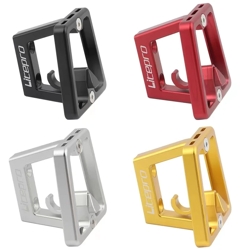 Bicycle Pig Nose Buckle Litepro Folding Bicycle Front Shelf Mount Carrier Split Block Racks Accessaries For Brompton