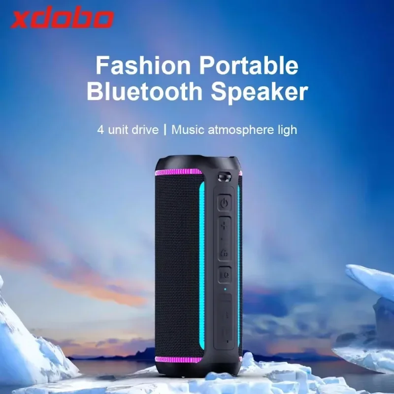 

XDOBO 6600mAh Caixa De Som Bluetooth Speaker 50W Powerful Camping Subwoofer Portable Sound Box Outdoor IPX 6 Sound Column TWS/TF