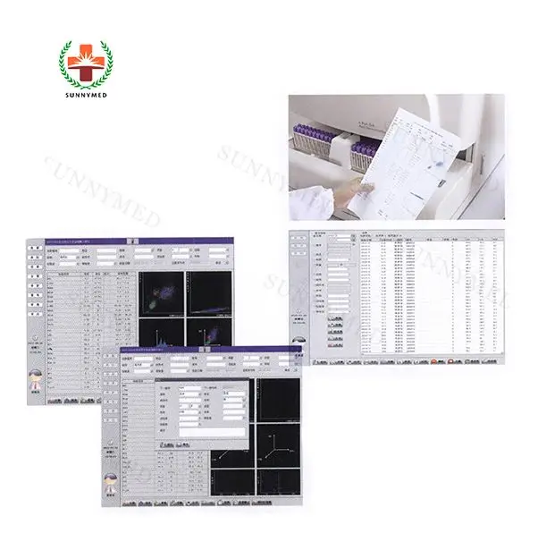 SY-B006 Hospital Lab Analyzer Price  CBC Machine 110T/H 5 Part 5-diff Auto Urit  Analyzer