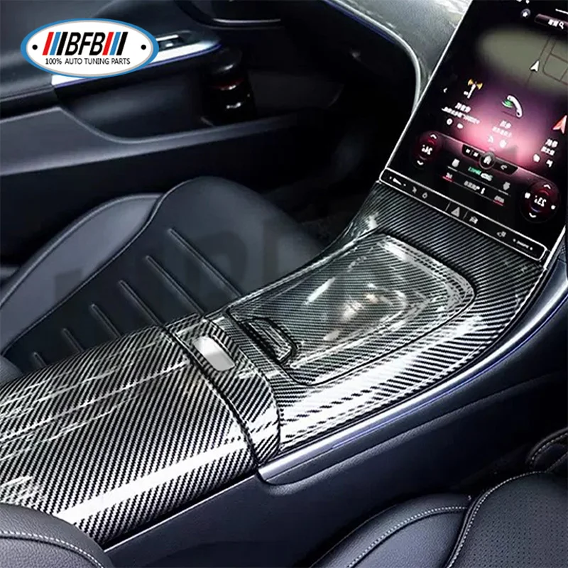 RHD Only Dry Carbon Fiber Interior Trims Dashboard Cover Center Console Panels for Mercedes C Class W206 2022up