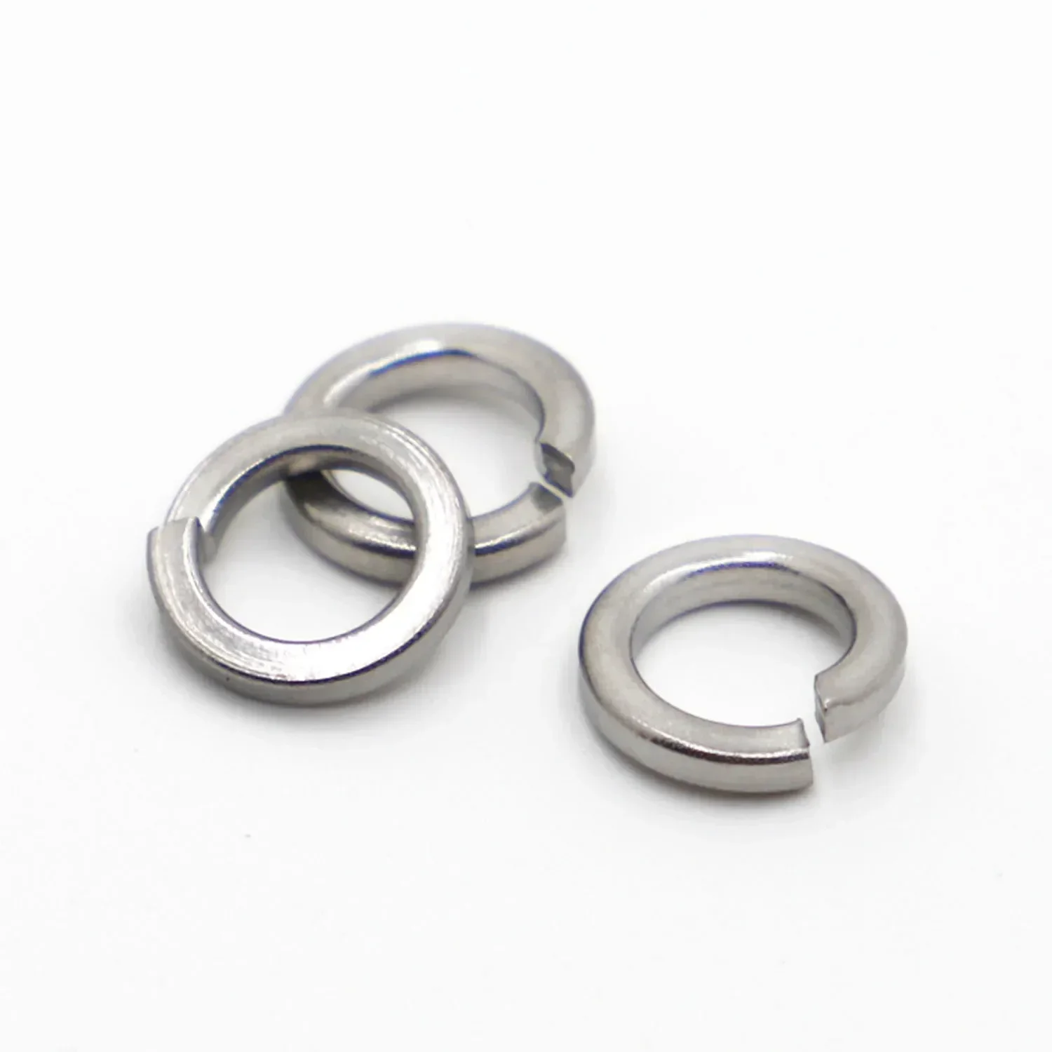 304 Stainless Steel Split Spring Lock Washer locking Elastic Gasket M1.6 M2 M2.5 M3 M4 M5 M6 M8 M10 M12 M16 M20 M22 M24 GB93