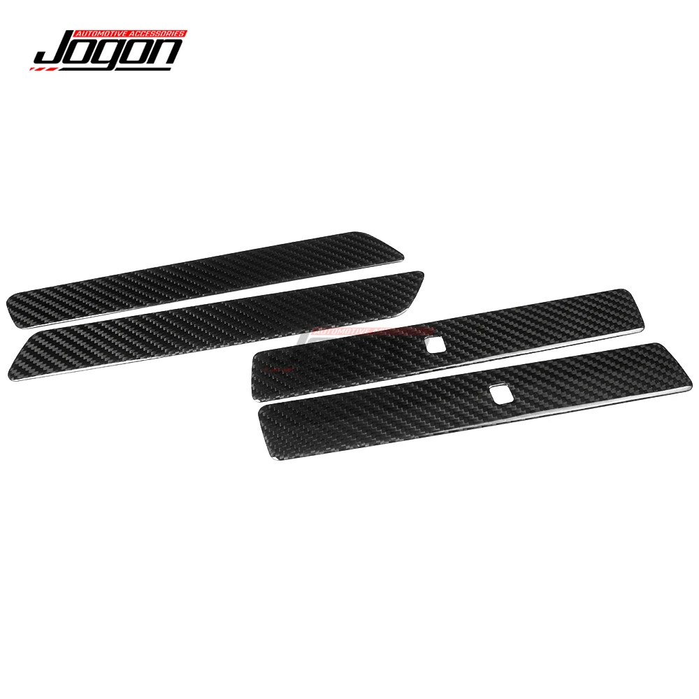 4Pcs Carbon Fiber Exterior Car Side Door Handle Frame Cover Sticker Trim Car Accessories For Hyundai Ioniq 5 NE 5 N SE 2022-2025