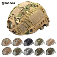 BOOIU FAST Tactical Helmet Cover Outdoor Hunting Shooting Wargame Airsoft Helmets Cloth Camouflage Paintball Helmet Accessories