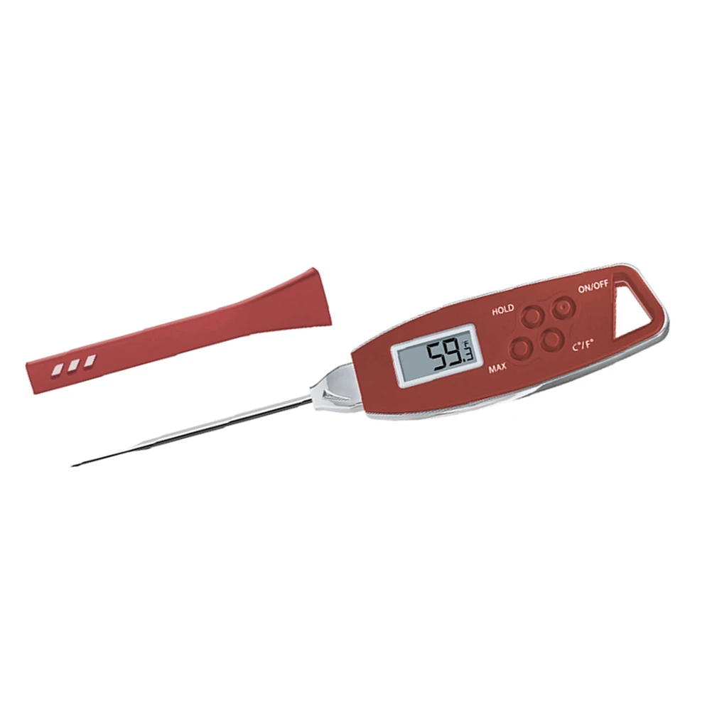 

Thermometer Compact Kitchen Instant Read Temperature Measurement Hot Water LCD Waterproof Meat Cooking